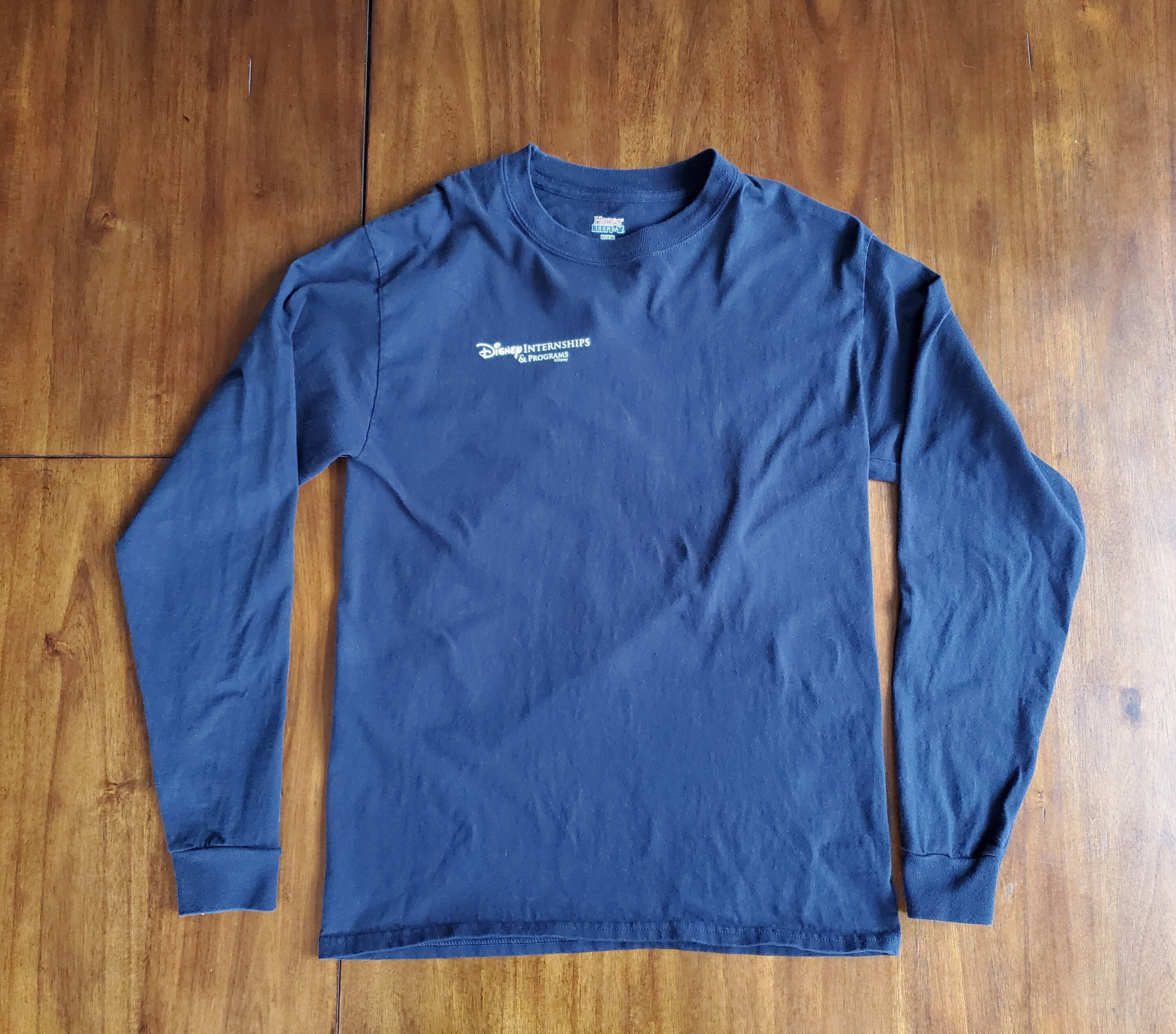 Disney Internships & Programs Long Sleeve Shirt Disney Hanes Beefy 