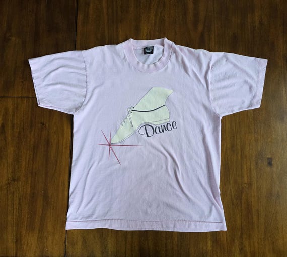 Vintage 80's Dance T-shirt by Screen Stars Best Single Stitch Tag