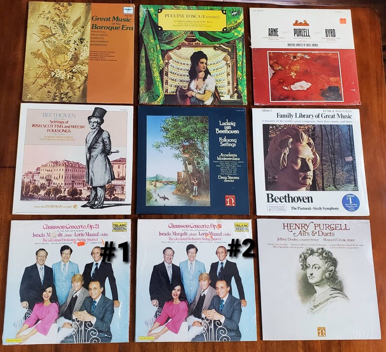 Sealed Classical Music Vinyl Records PICK 1 Beethoven Etsy