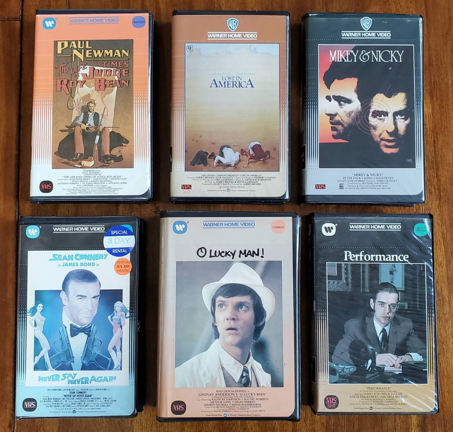 Vintage Warner Bros. Clamshell VHS Movies PICK 1 Countdown Etsy New