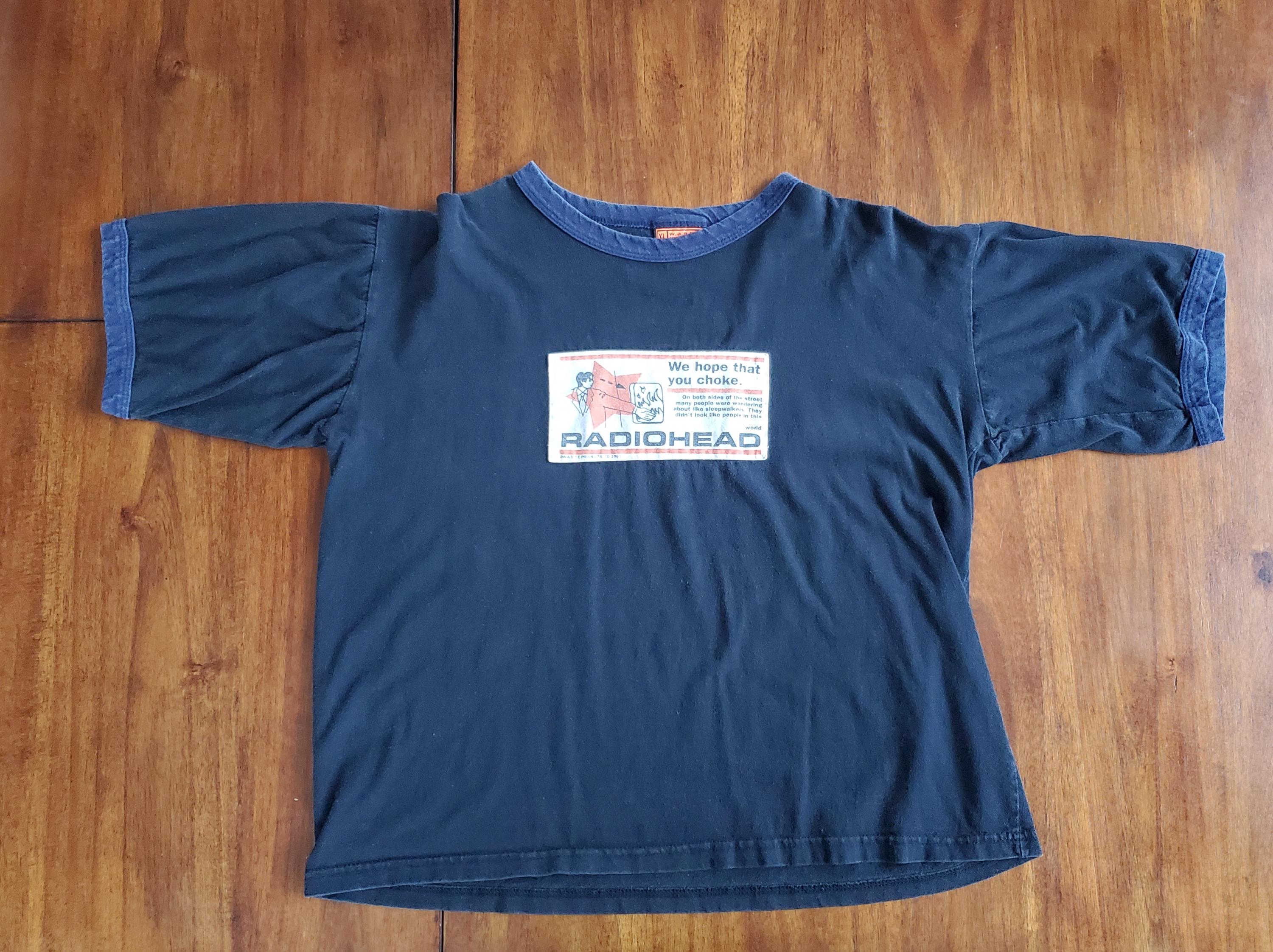 Vintage T Shirt Radiohead - Etsy Vintage T Shirt Radiohead - Etsy