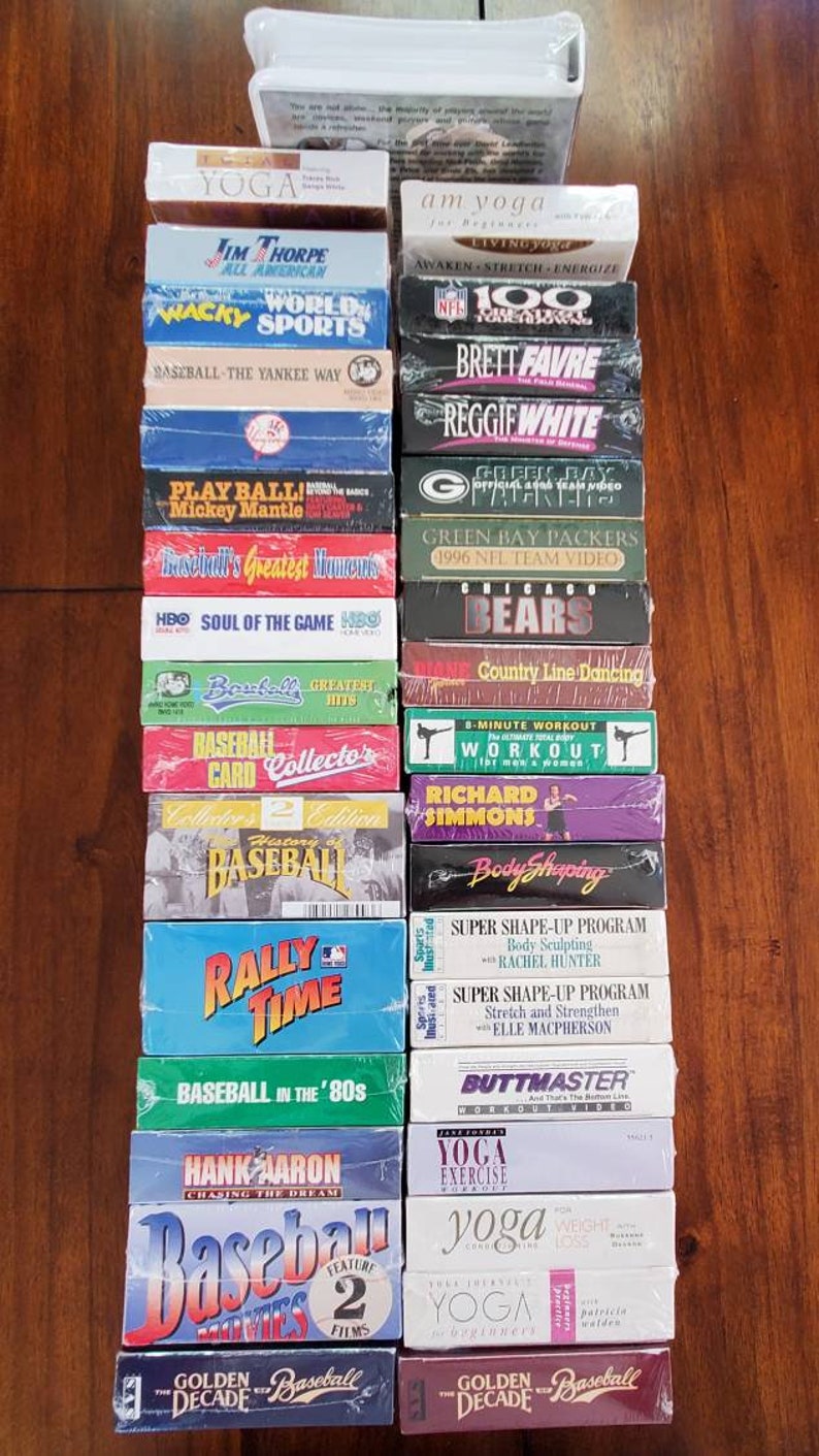 Sealed VHS Tapes Sports & Exercise Workout Videos PICK 1 Etsy
