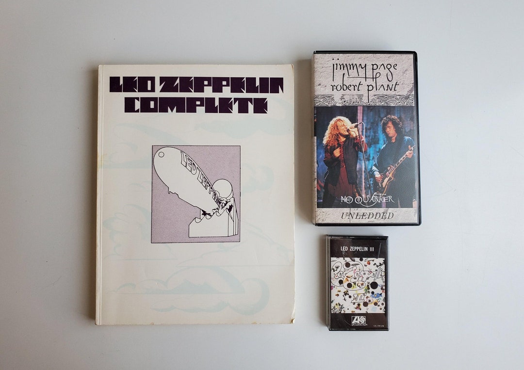 Vintage Led Zeppelin 1st Edition 1973 Complete Songbook for Guitar, Led