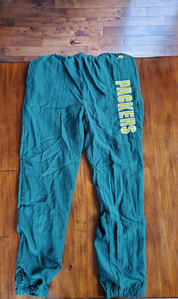 Vintage Green Bay Packers 100% Nylon Sweatpants Ap