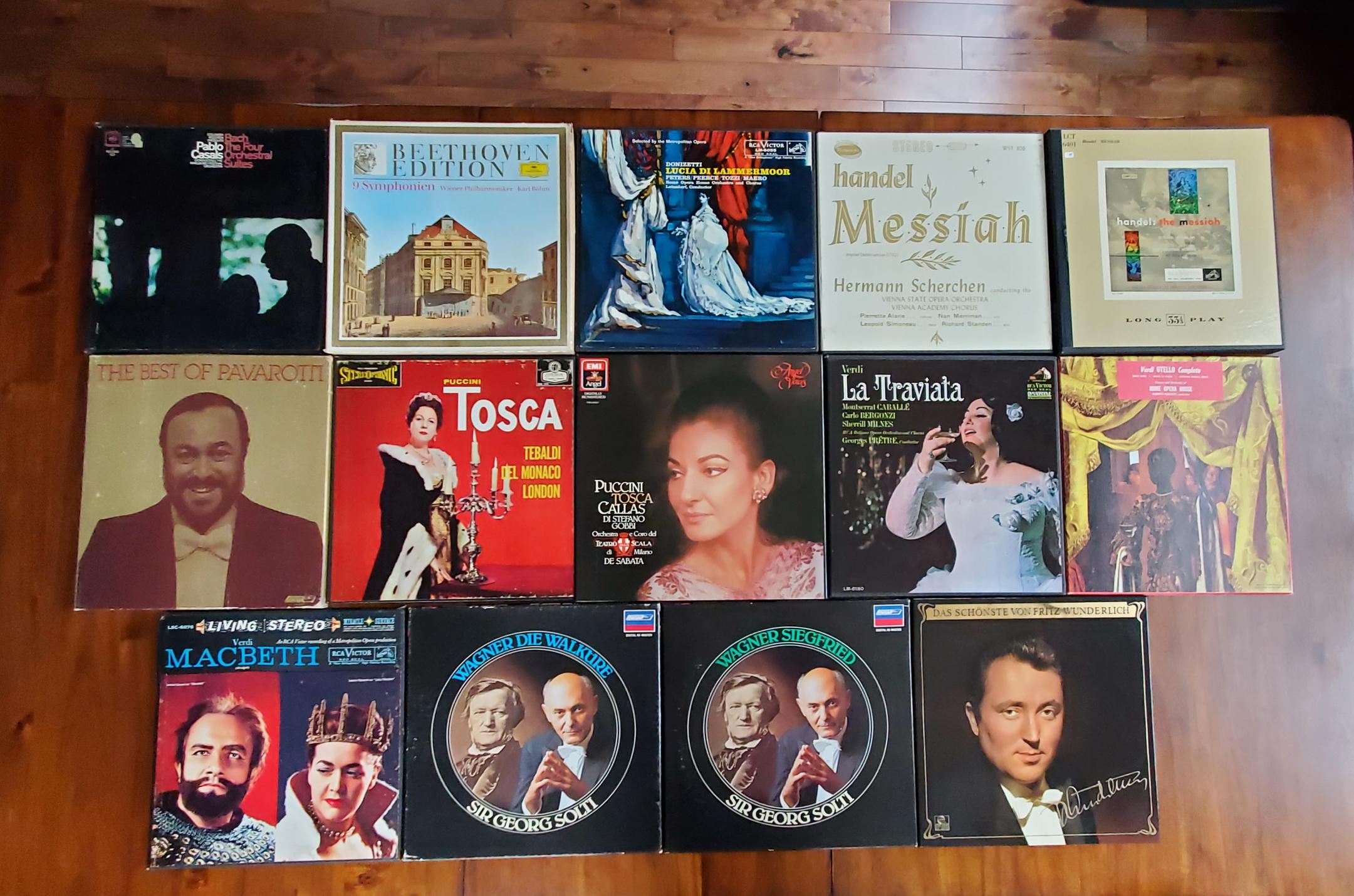 Vintage Classical Music Box Sets Records Vinyl 12