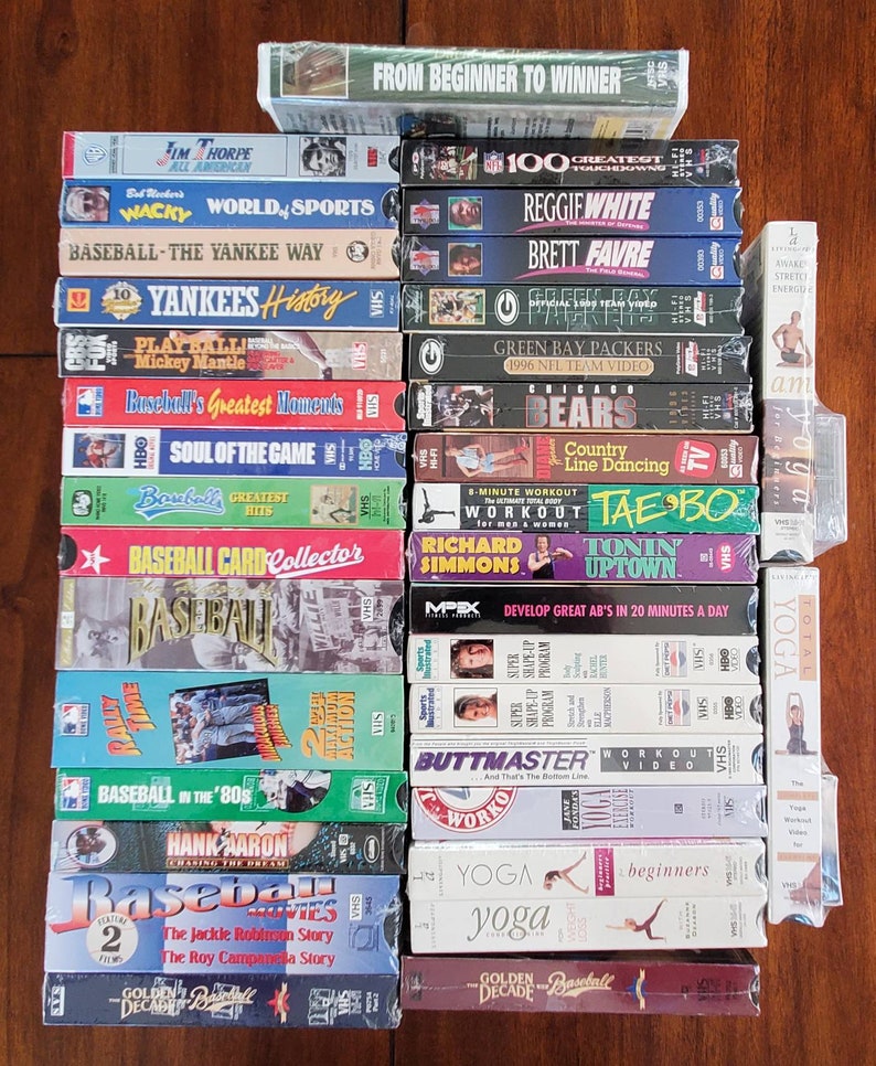 Sealed VHS Tapes Sports & Exercise Workout Videos PICK 1 Etsy