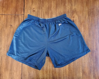 Vintage Western Illinois University Shorts Medium (32-34) The Cotton Exchange Navy Blue Vintage WIU shorts