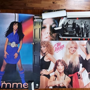 Vintage Music Posters PICK 1: James Brown, Carole King, The Pinups, Frankie Miller, Suzanne Vega, Cowboy Junkies, Fender Guitar, Country