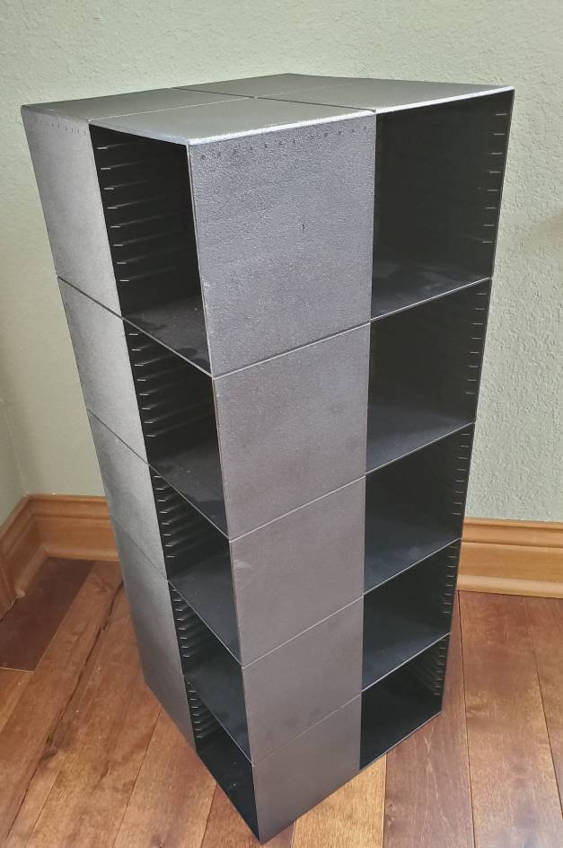 Vintage 200 CD Storage Cube 4Sided 200 capacity storage NO Etsy