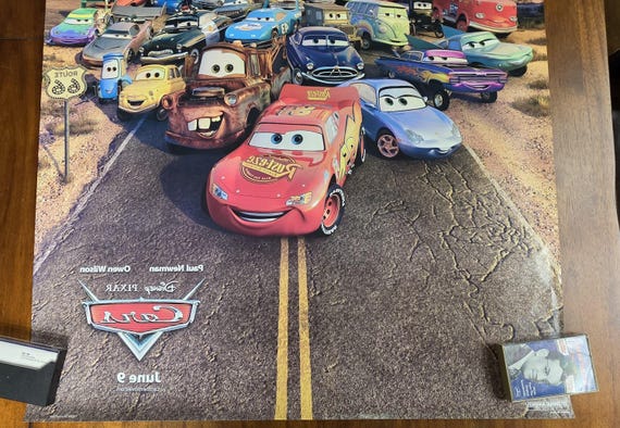 CARS 2006 Original Double-sided Poster 40x27