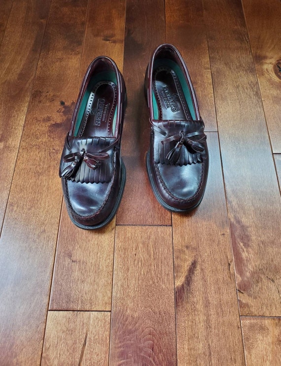 Leather Loafers Tassel 
