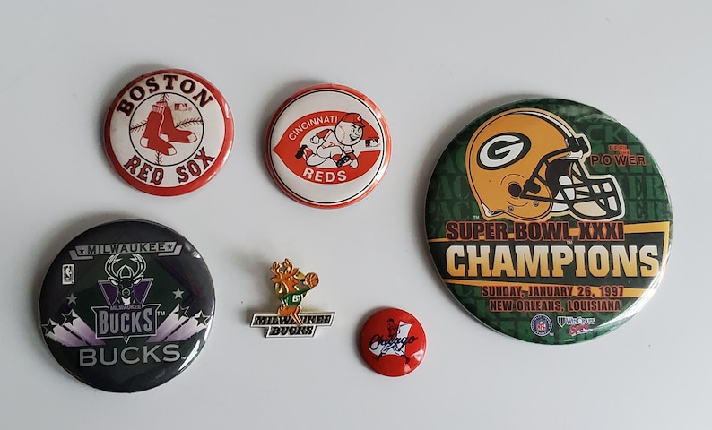 Vintage 80's + 90's Buttons Pins + Key Chains PICK ONE Barbie, Walt ...