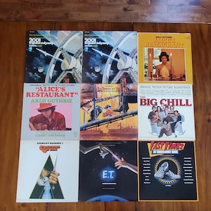 Vintage Vinyl Movie Soundtracks PICK 1: 2001 A Space Odyssey, A Clockwork Orange, Mishima, E.T., The Blues Brothers, Flashdance, Fast Times