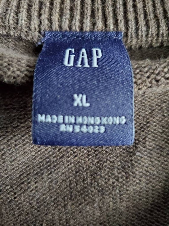 Vintage Gap Cardigan Sweater Men's XL Early 2000'… - image 3
