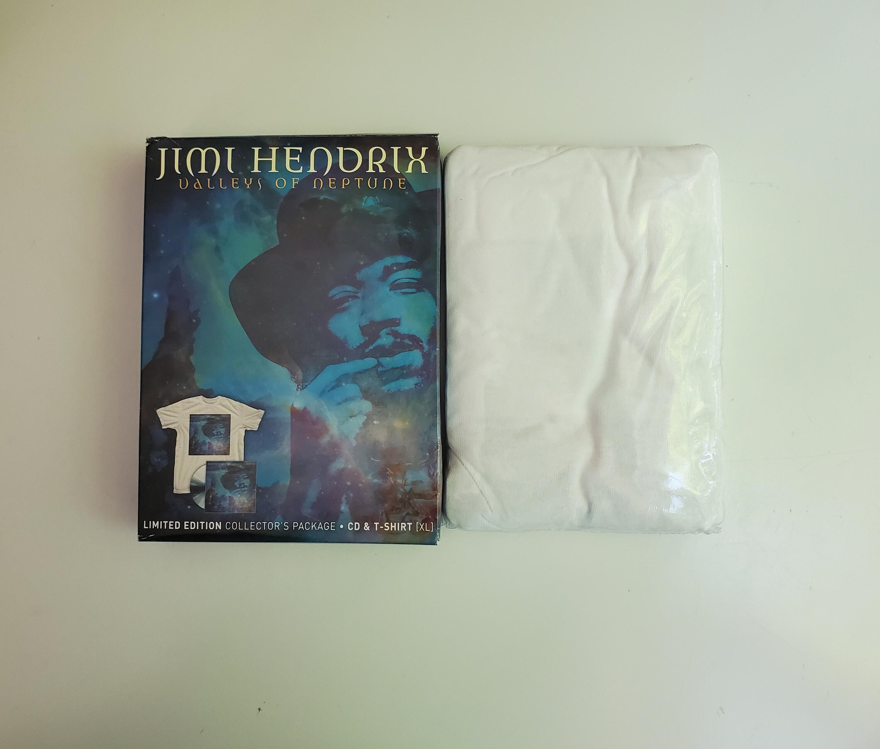 Jimi Hendrix Valleys of Neptune - NEW Old Stock T-shirt Only White 