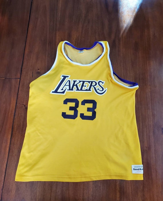 Vintage 80's Lakers Jersey Kareem Abdul-jabbar Jersey Vintage Los