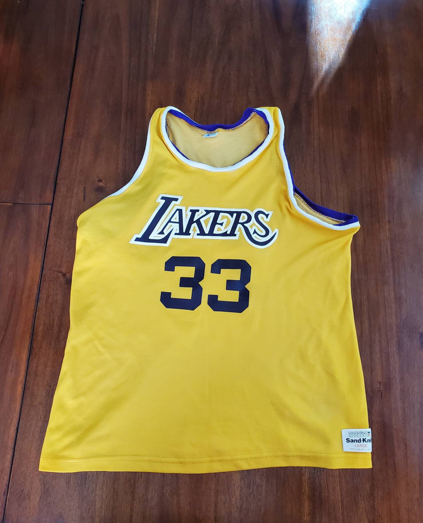 Typisch calcium Omdat Vintage 80's Lakers Jersey Kareem Abdul-jabbar Jersey - Etsy Singapore