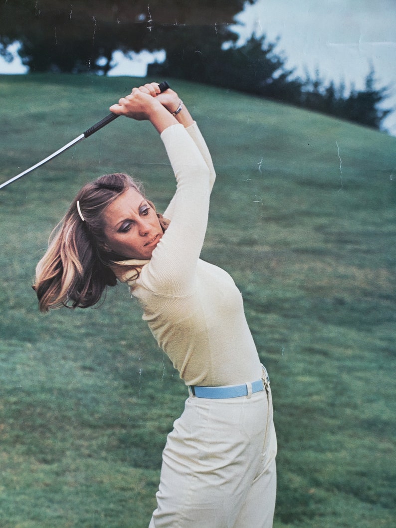 1978 Jan Stephenson Sports Illustrated Poster Ladies Golf Etsy