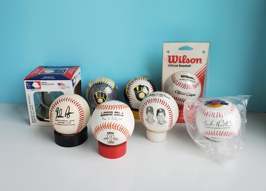 Vintage Baseballs PICK 1: Babe Ruth 100th Anniversary, Nolan Ryan ...