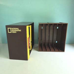 ヴィンテージCD/VHS 収納ボックス グレー 10個セット Vhs Storage Case - Etsy