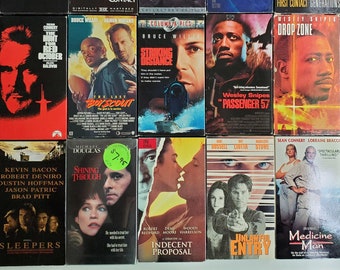 90's VHS Collection of 28 Movies Sci-fi, Summer Blockbusters
