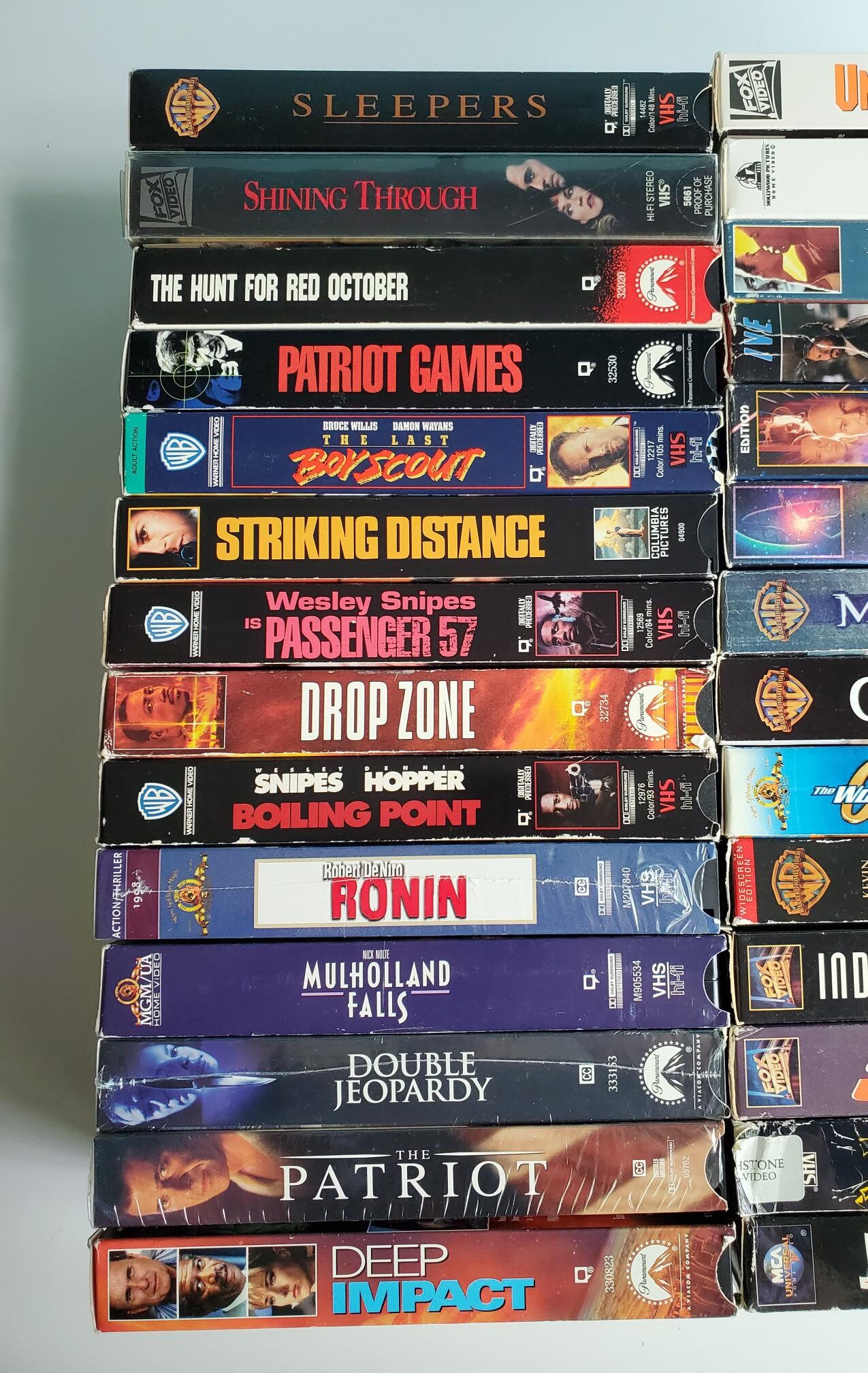 90's VHS Collection of 28 Movies Sci-fi, Summer Blockbusters, Jurassic Park, Dick Tracy, the Matrix, Action Movies, Hollywood Video Etc. - Etsy 90's VHS Collection of 28 Movies Sci-fi, Summer Blockbusters, Jurassic Park, Dick Tracy, the Matrix, Action Movies, Hollywood Video Etc. - Etsy