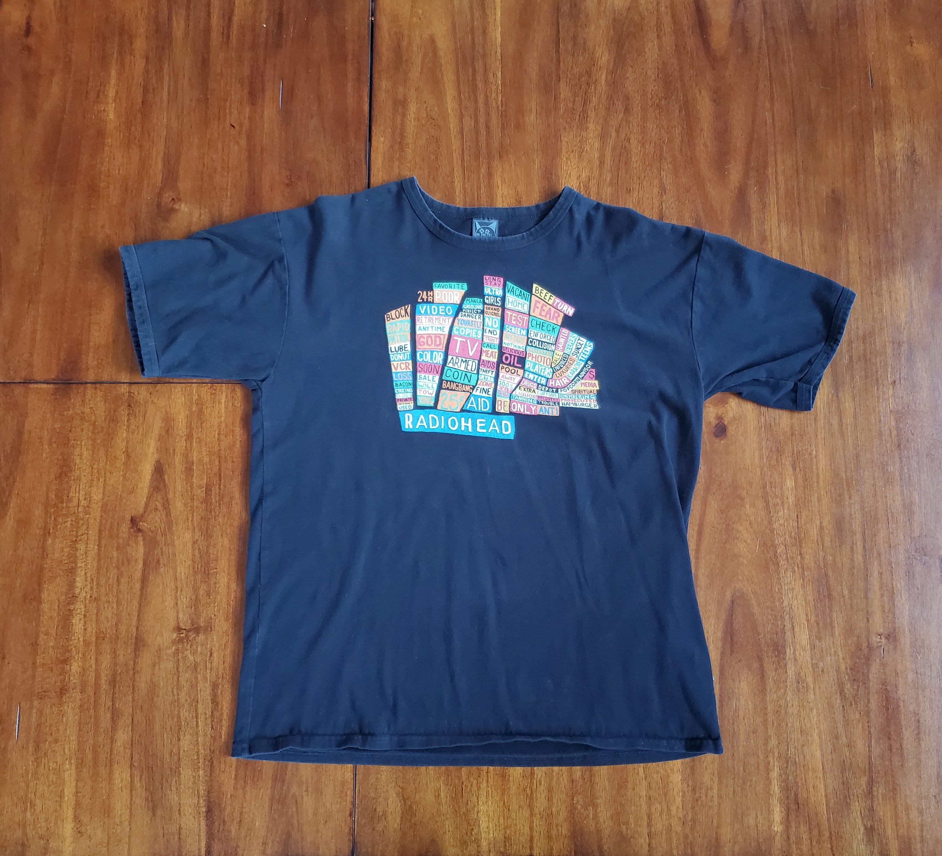 Radiohead Hail to the Thief Tshirt　ベージュ RADIOHEAD — HAIL TO THE THIEF UNISEX TEE – Citrola