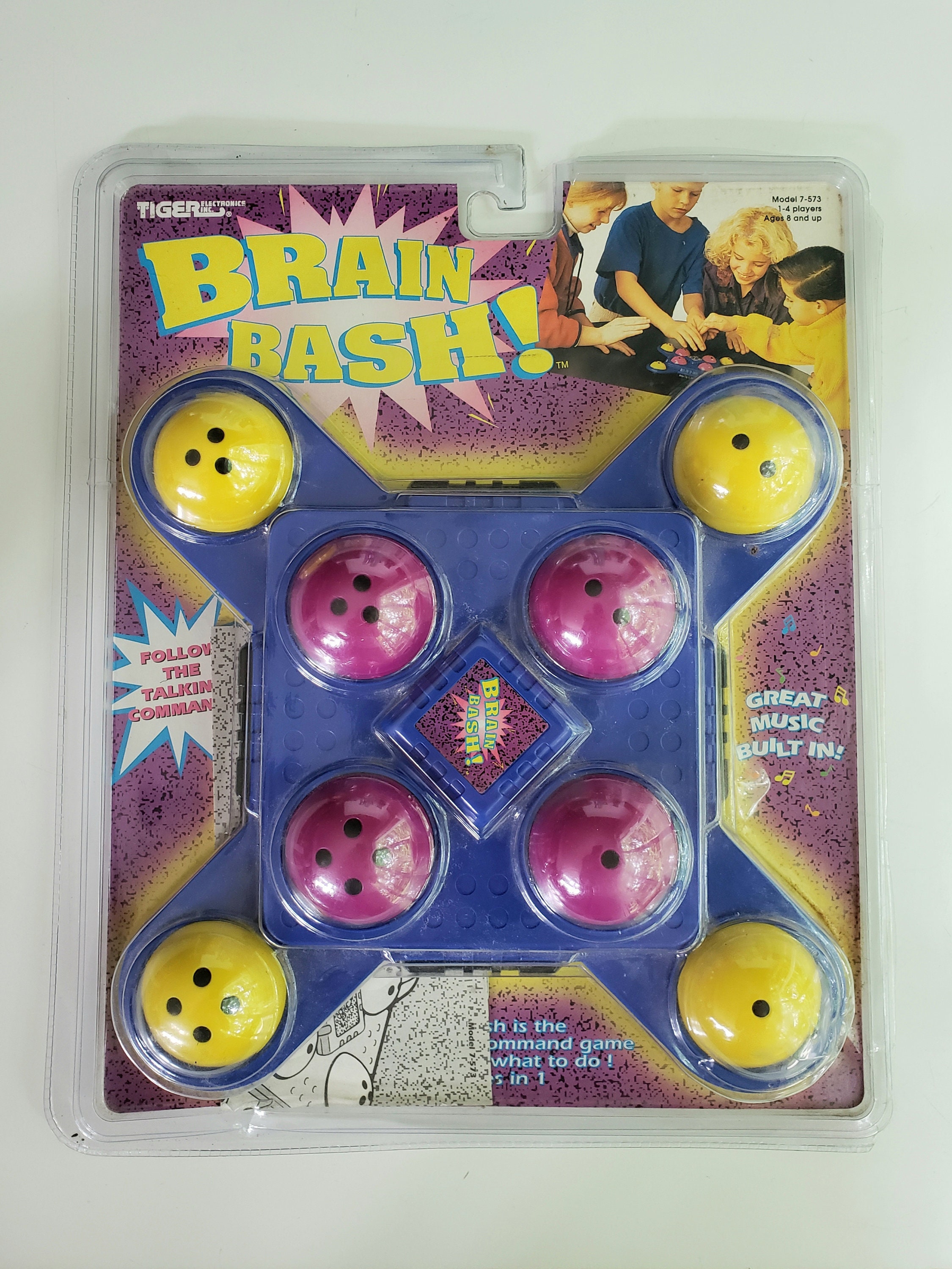 1994 Tiger Electronics Brain Bash Game In Plastic Packaging Etsy Uk