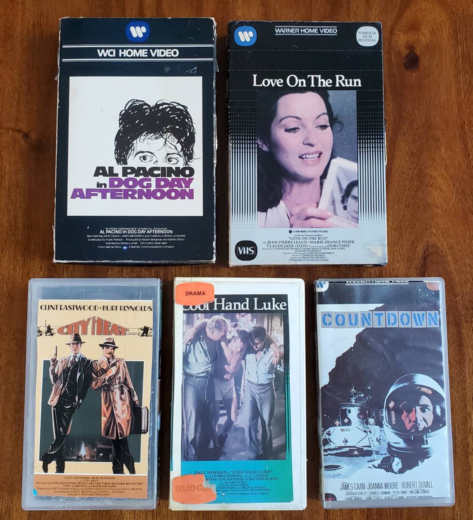 Vintage Warner Bros. Clamshell VHS Movies PICK 1 Countdown Etsy New