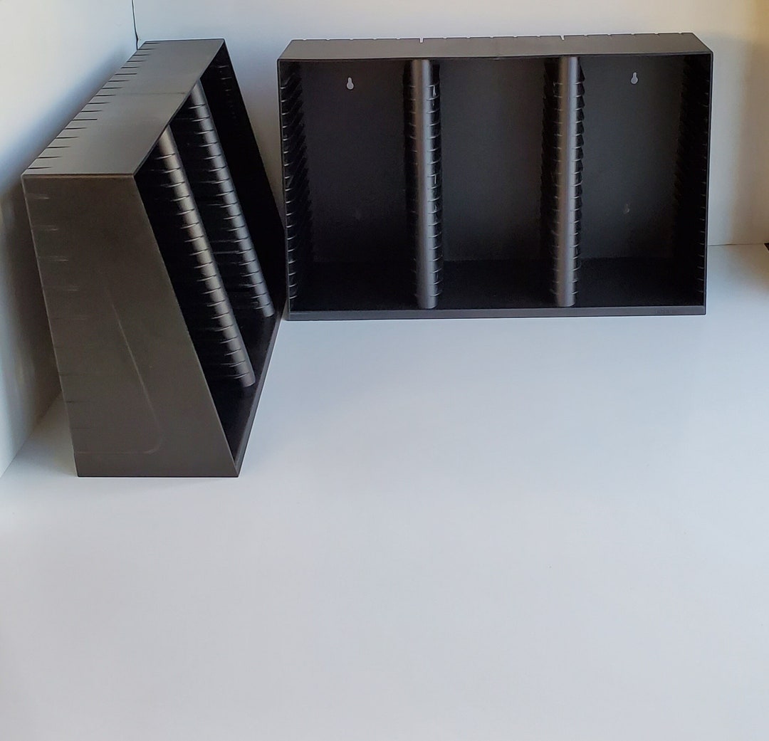 Lot Of 2 Vintage Laserline CD Storage Storage Organizers 60 CD Storage 