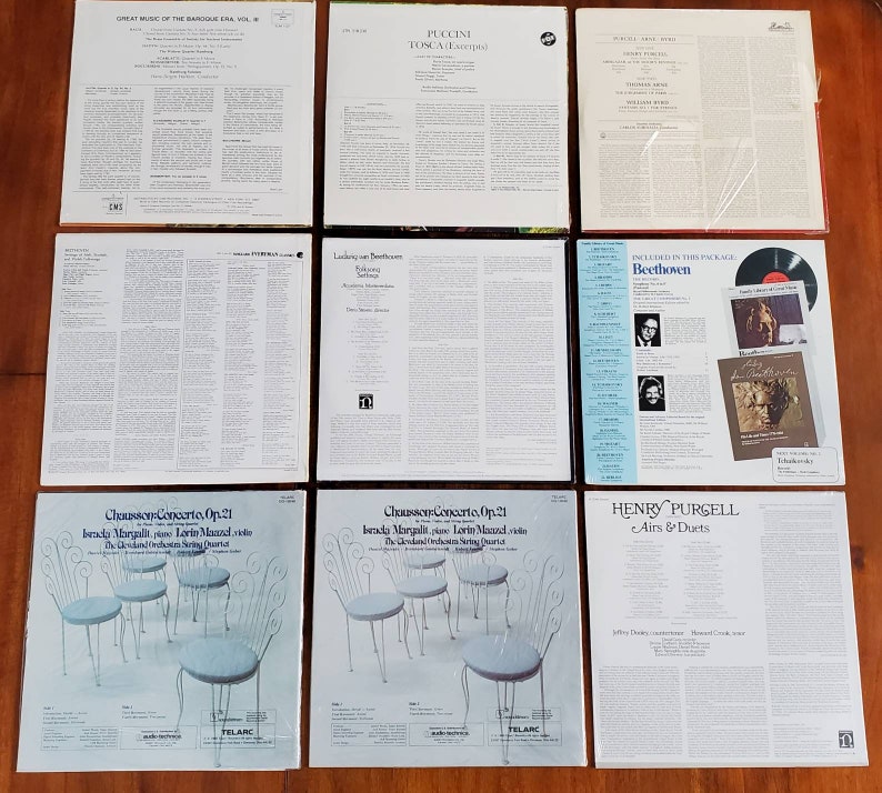 Sealed Classical Music Vinyl Records PICK 1 Beethoven Etsy