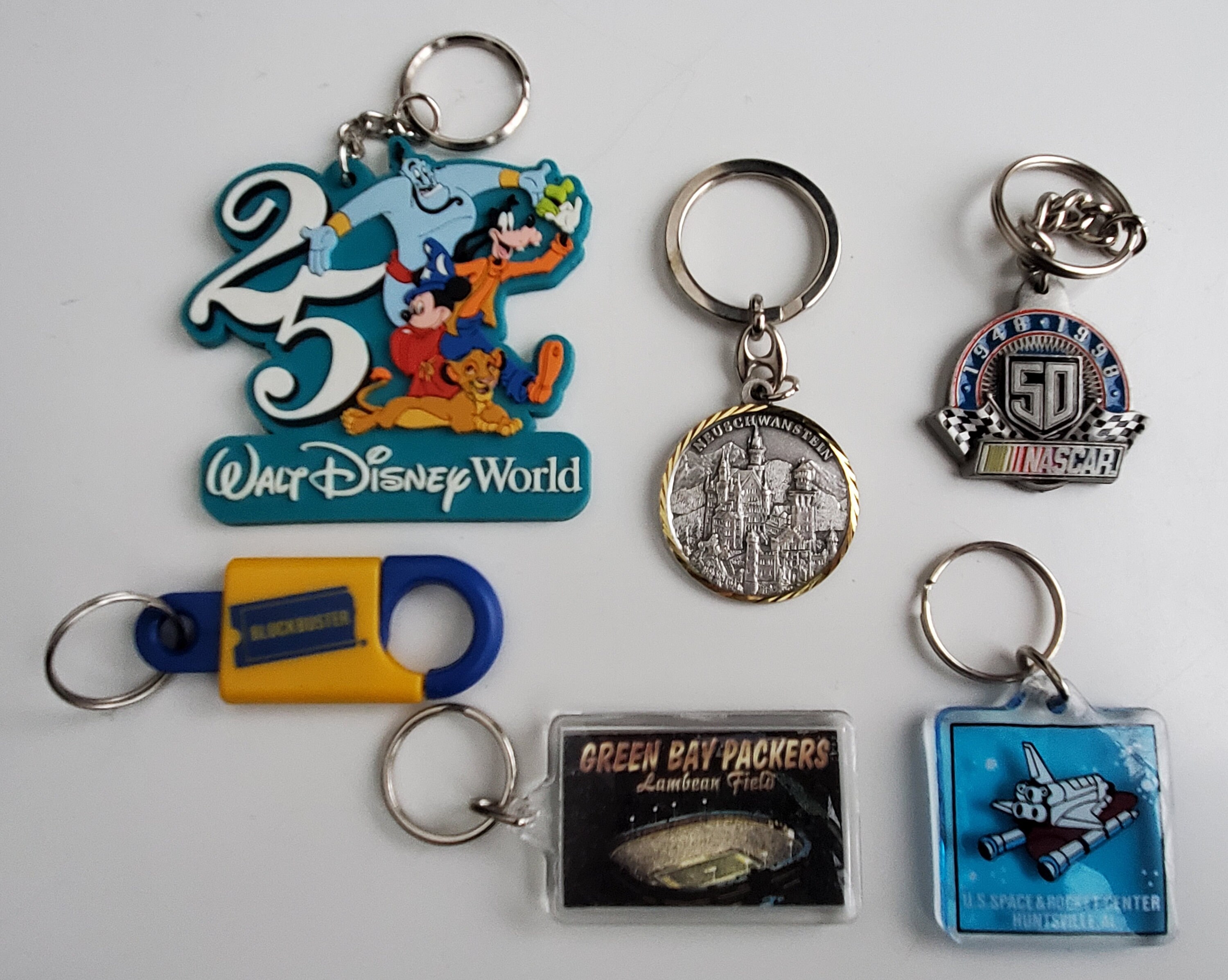 Vintage 80's + 90's Buttons Pins + Key Chains PICK ONE