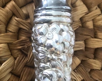 Vintage Stieff Sterling Silver Rose Pattern Dinner Knife, Stainless Steel Blade