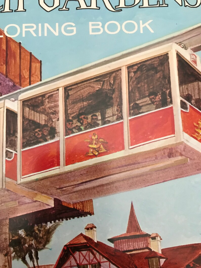 Vintage 1970/'s Busch Gardens Coloring Book