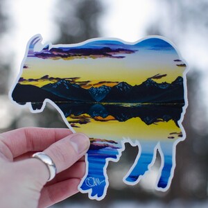 5&quot; Decal Sticker - Mountain Goat Lake McDonald