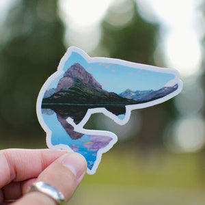 3&quot; Decal Sticker - Many Glacier Fish