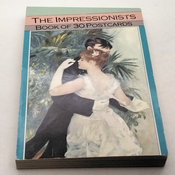 The Impressionists Book of Postcards - Set of 30 Blank Art Cards Printed in Holland 1990 - Unused