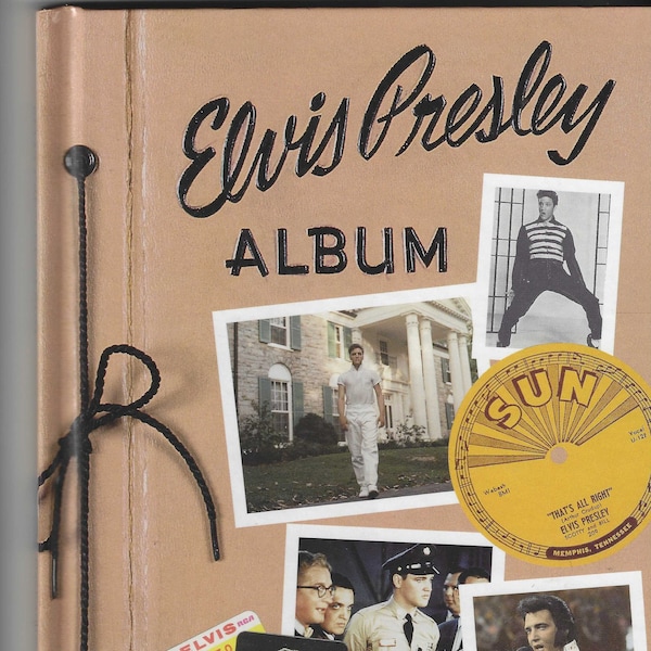 Elvis Presley Album - 1997 Hardcover Souvenir Book - Publications International - Preowned Excellent Condition