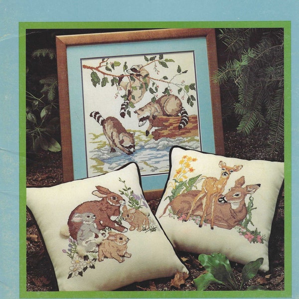 Something Special Forest Babies Collection of Charted Designs for Counted Cross Stitch or Needlepoint - Designs by Candi Martin, 1983