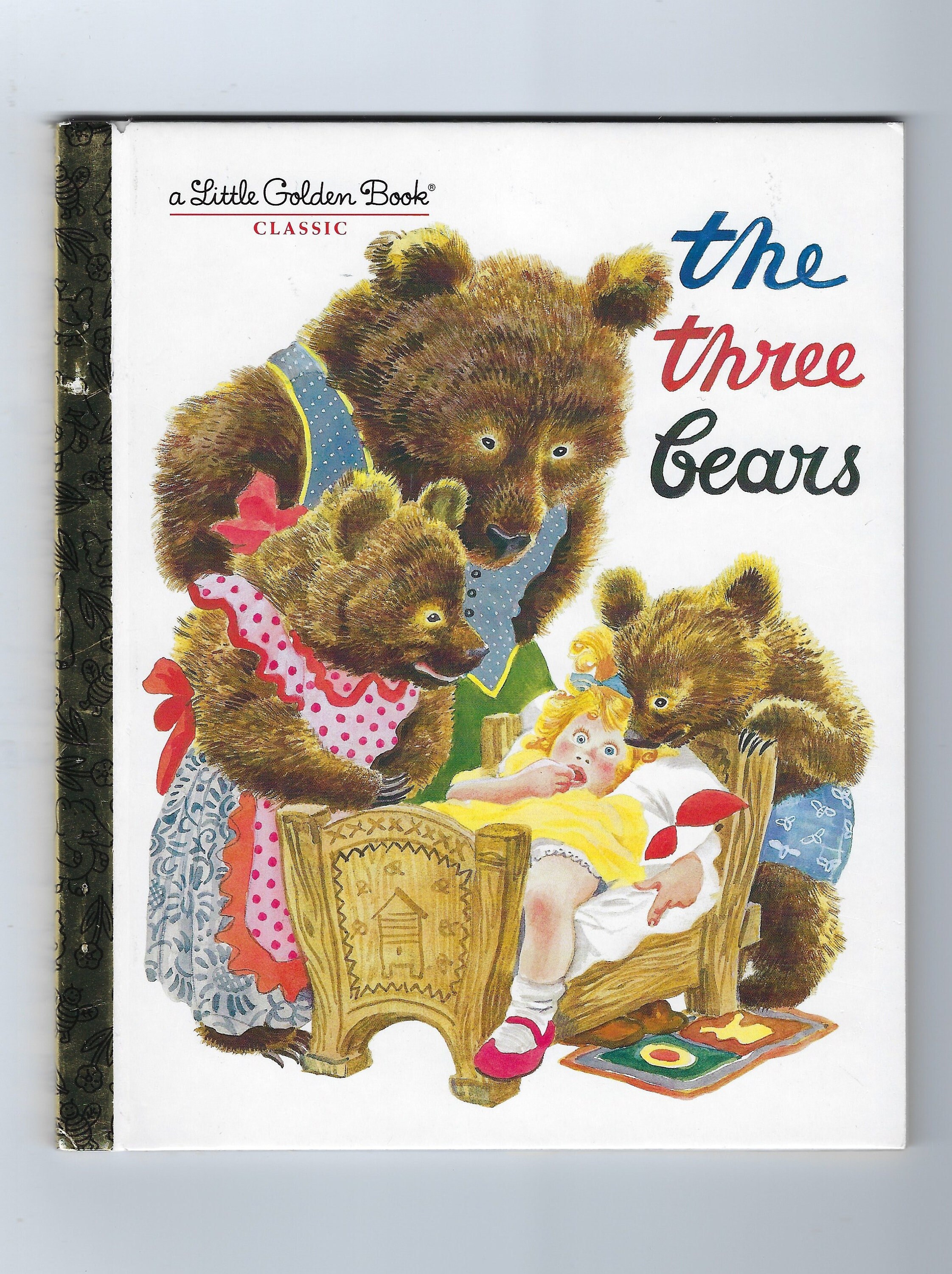 Goldilocks And The Three Bears Golden Book