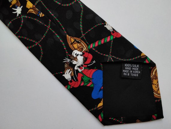 Disney Characters Necktie Featuring Goofy, Donald… - image 5