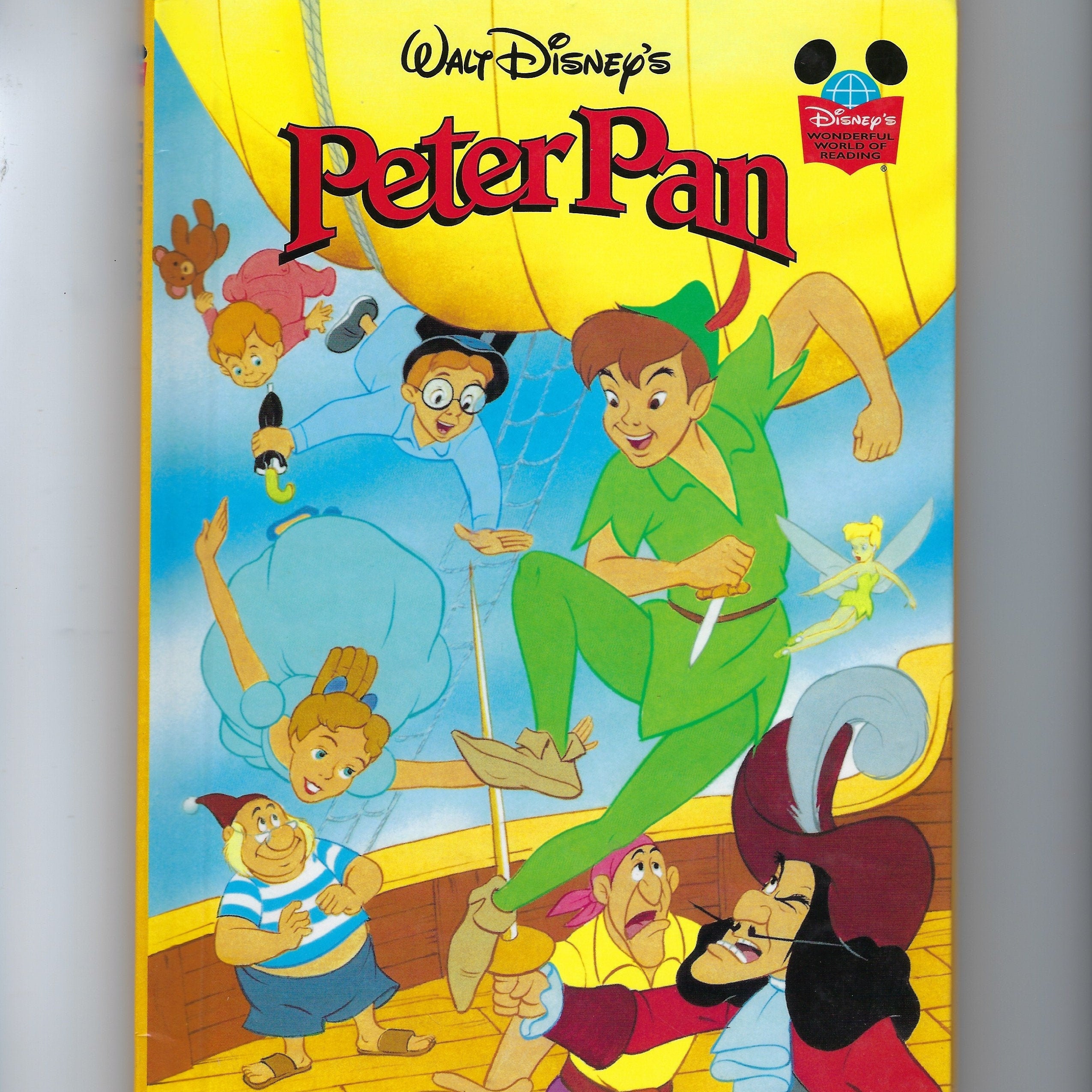 Reading Magic With Figment And Peter Pan Peter Pan Disney's Wonderful World of Reading First - Etsy UK