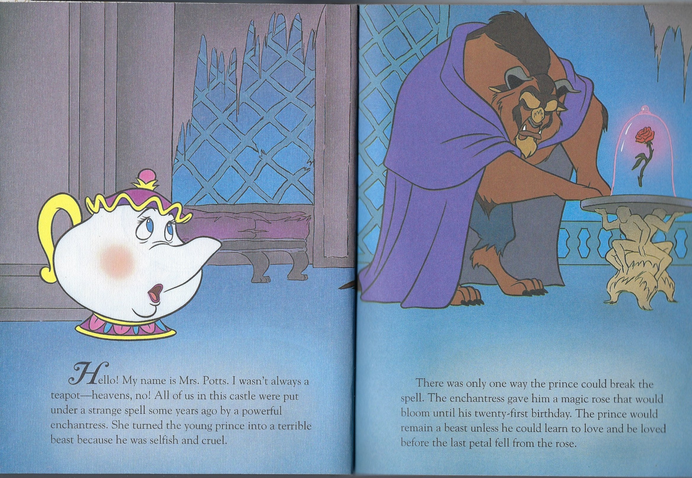 Disney's Beauty and the Beast the Teapot's Tale Little Etsy Canada