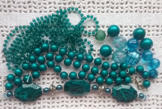 Mixed Turquoise Beads for Jewelry Making and Crafts Assorted 