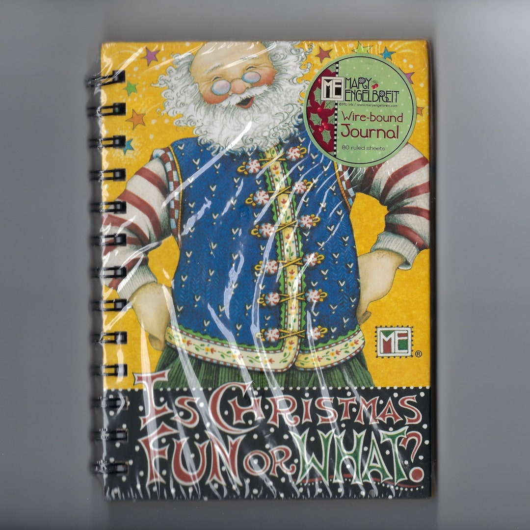 Mary Engelbreit Wire Bound Journal is Christmas Fun or What New in