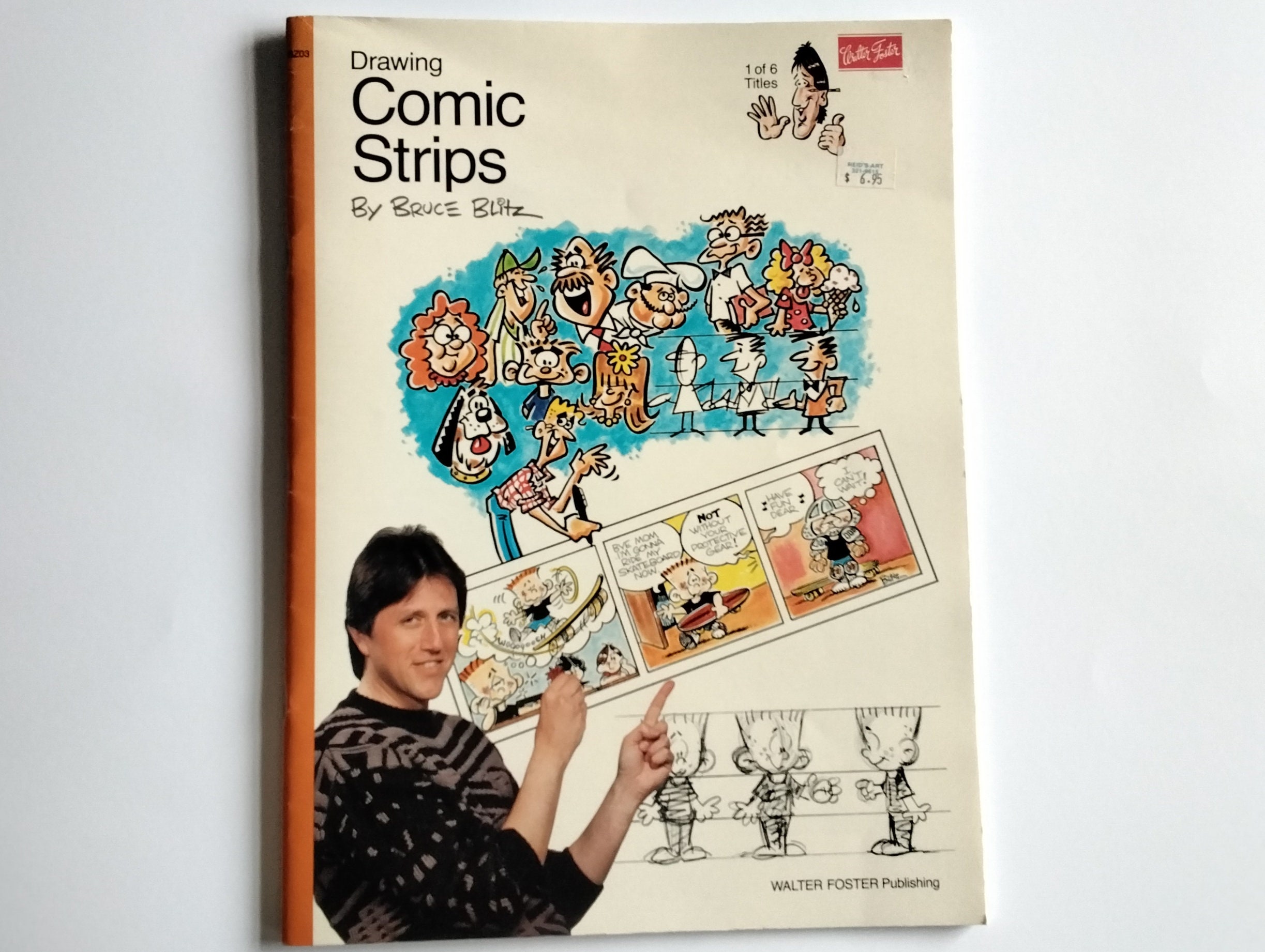 Vintage Blitz Insta-Cartooner Drawing Kit - Art Comics Bruce Blitz