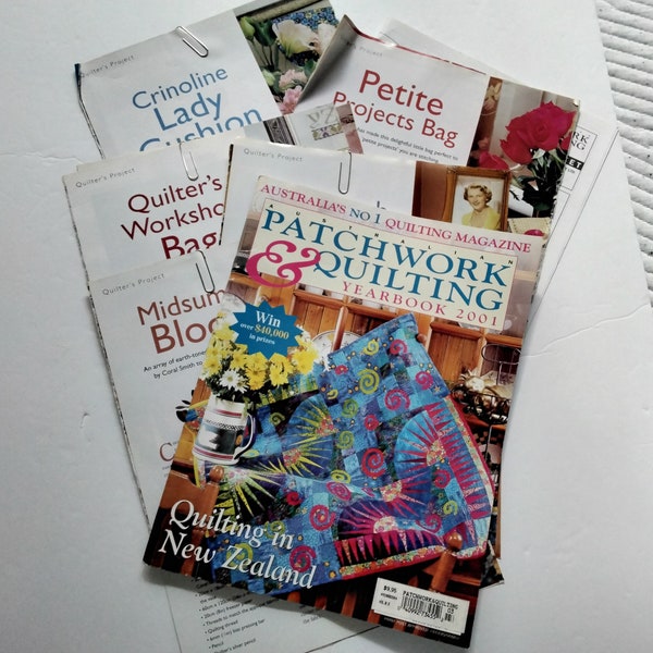 Patchwork & Quilting Yearbook 2001 - Australia's No 1 Quilting Magazine - Plus Miscellaneous Patterns from Other Issues