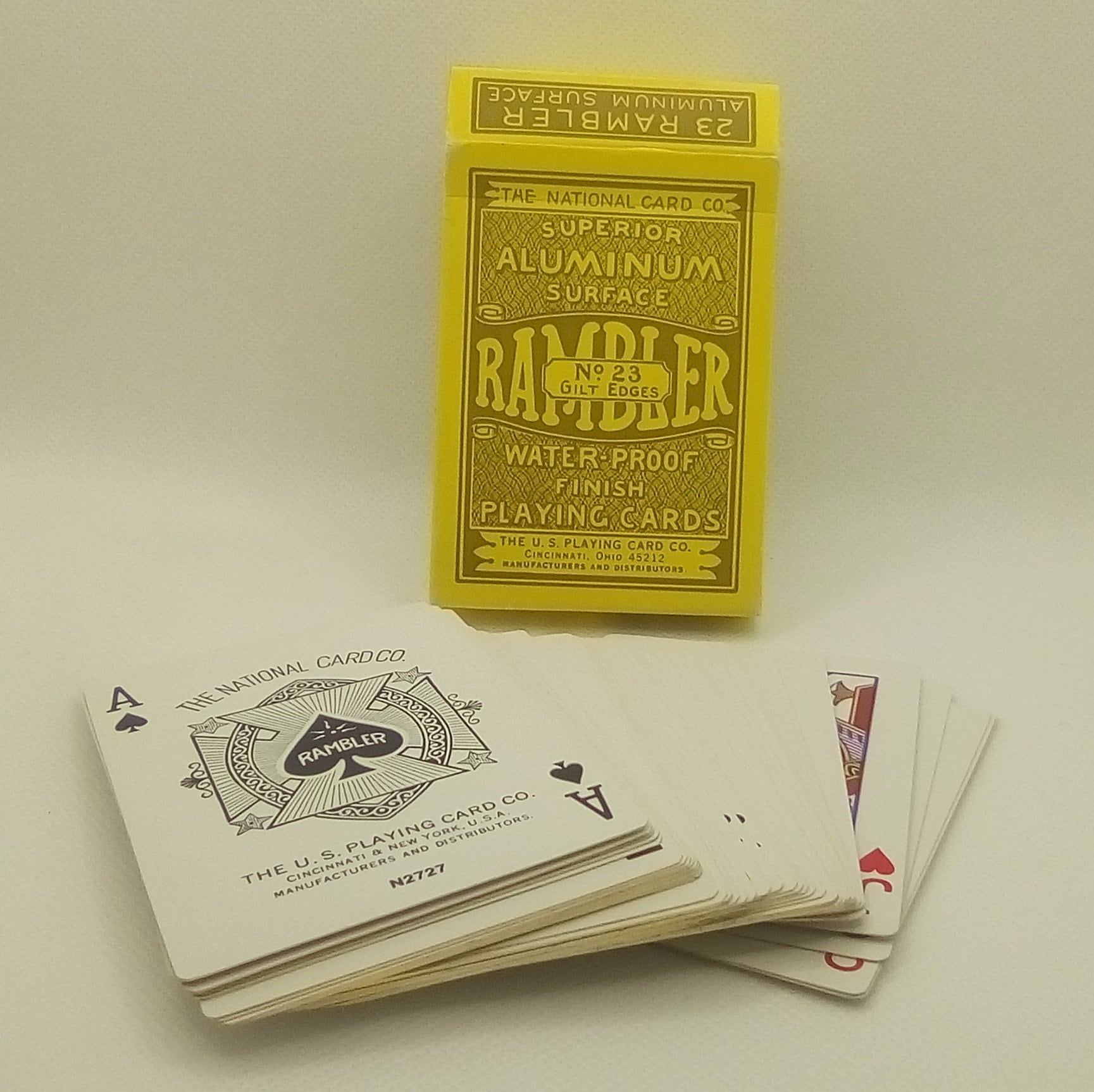 Rambler Playing Cards With Gilt Edges - the National Card Co Rambler Playing Cards With Gilt Edges - the National Card Co