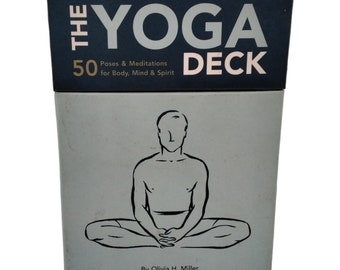 The Yoga Deck by Olivia H. Miller - 50 Cards With Poses & Meditations for Body, Mind and Spirit