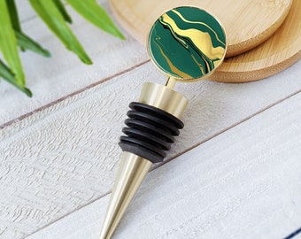 Wine Stopper | Marble Luxe - Wine Bottle Stopper